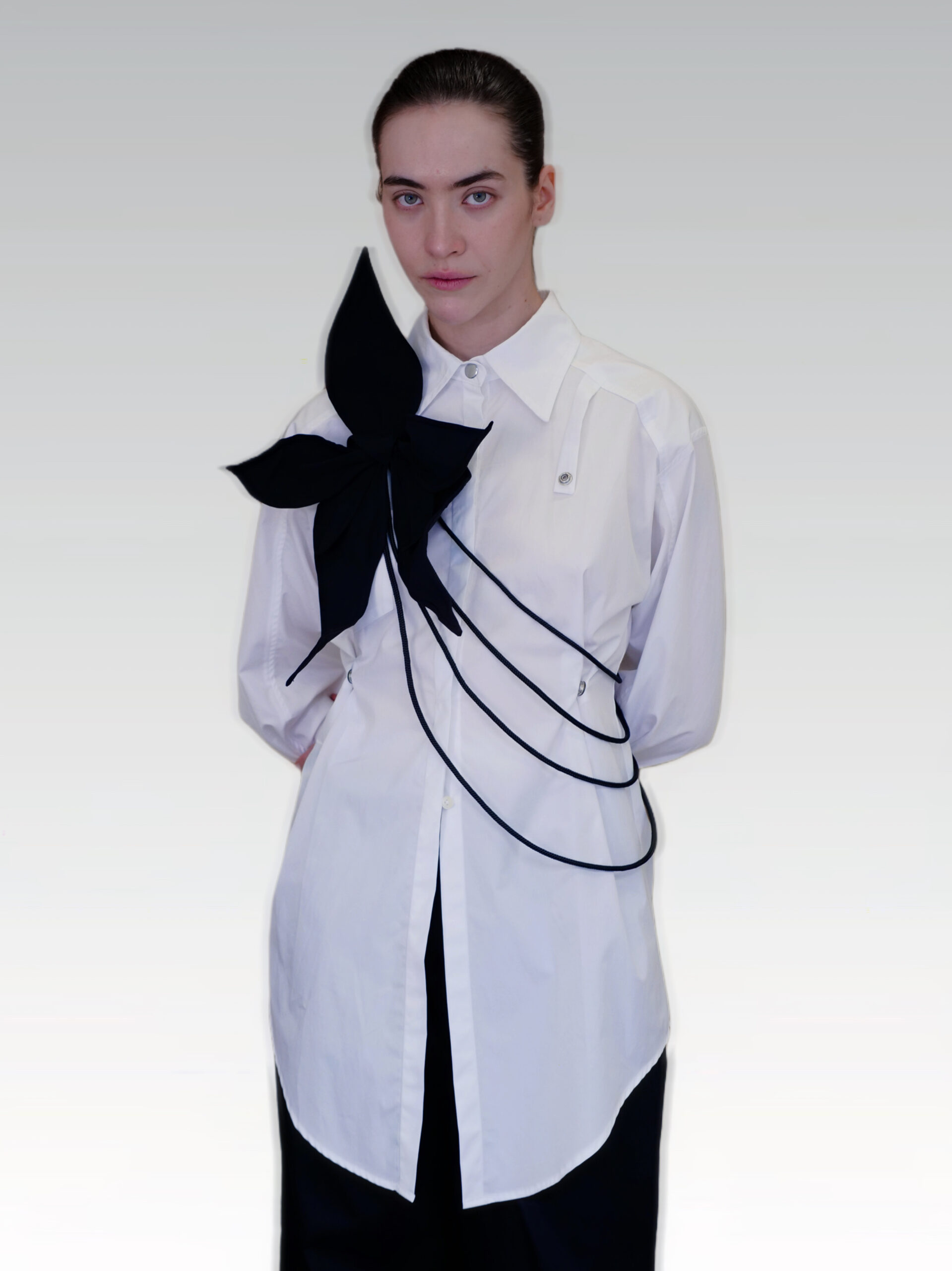 floral harness black